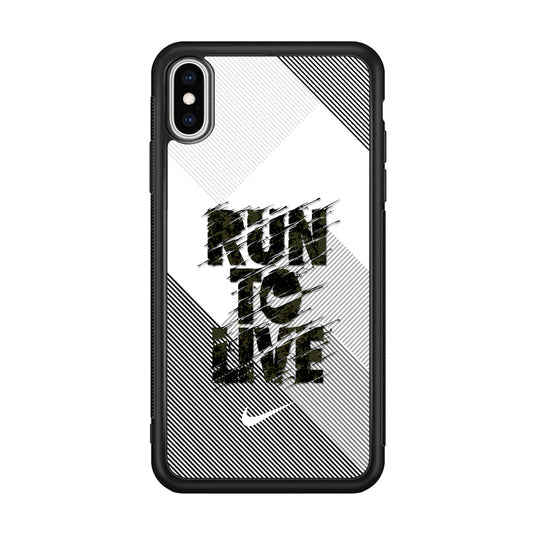 Nike Live Must Run iPhone Xs Case-Xtracase