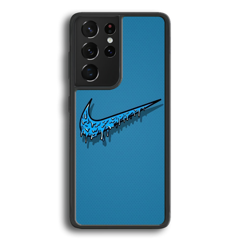 Nike Logo Paint Drop Samsung Galaxy S21 Ultra Case-Xtracase