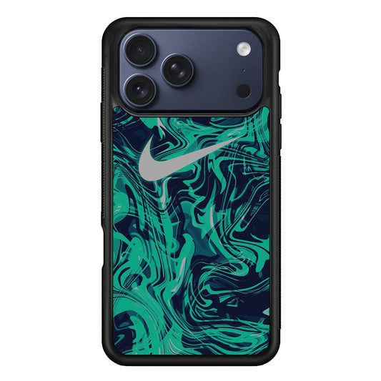 Nike Logo Tosca Marble iPhone 17 Pro Case - Xtracase