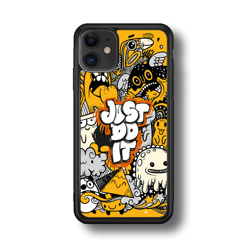 Nike Make Smile with Doodle iPhone 11 Case-Xtracase