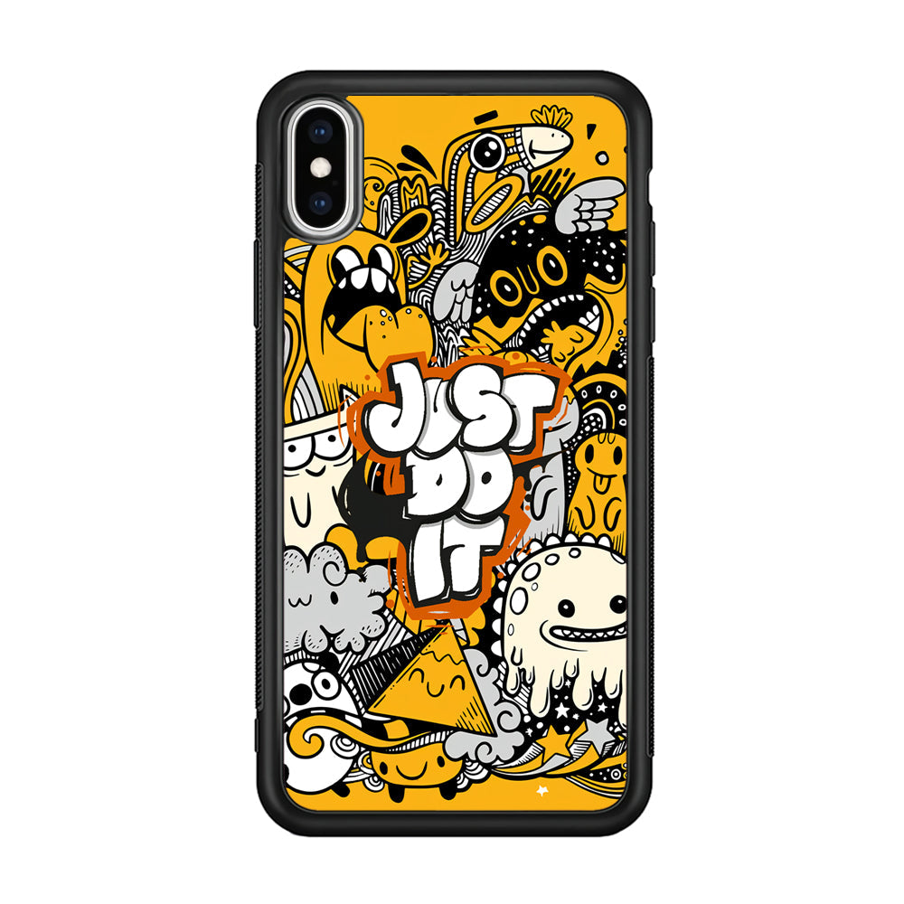 Nike Make Smile with Doodle iPhone X Case-Xtracase