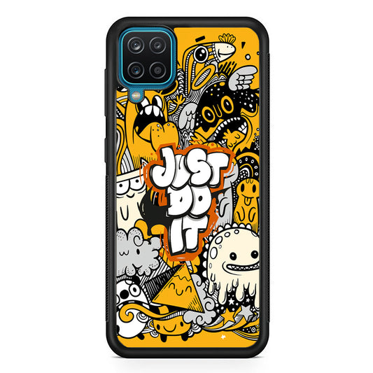 Nike Make Smile with Doodle Samsung Galaxy A12 Case-Xtracase