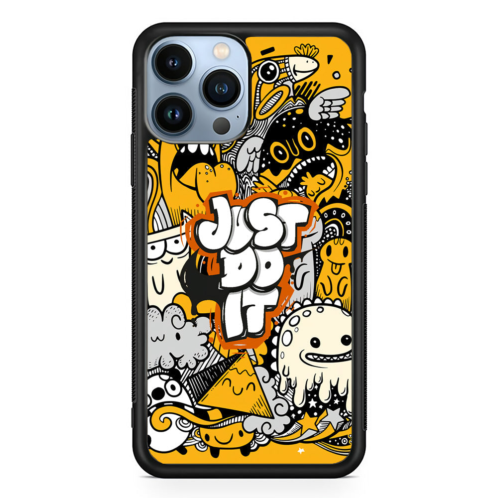Nike Make Smile with Doodle iPhone 13 Pro Case-Xtracase
