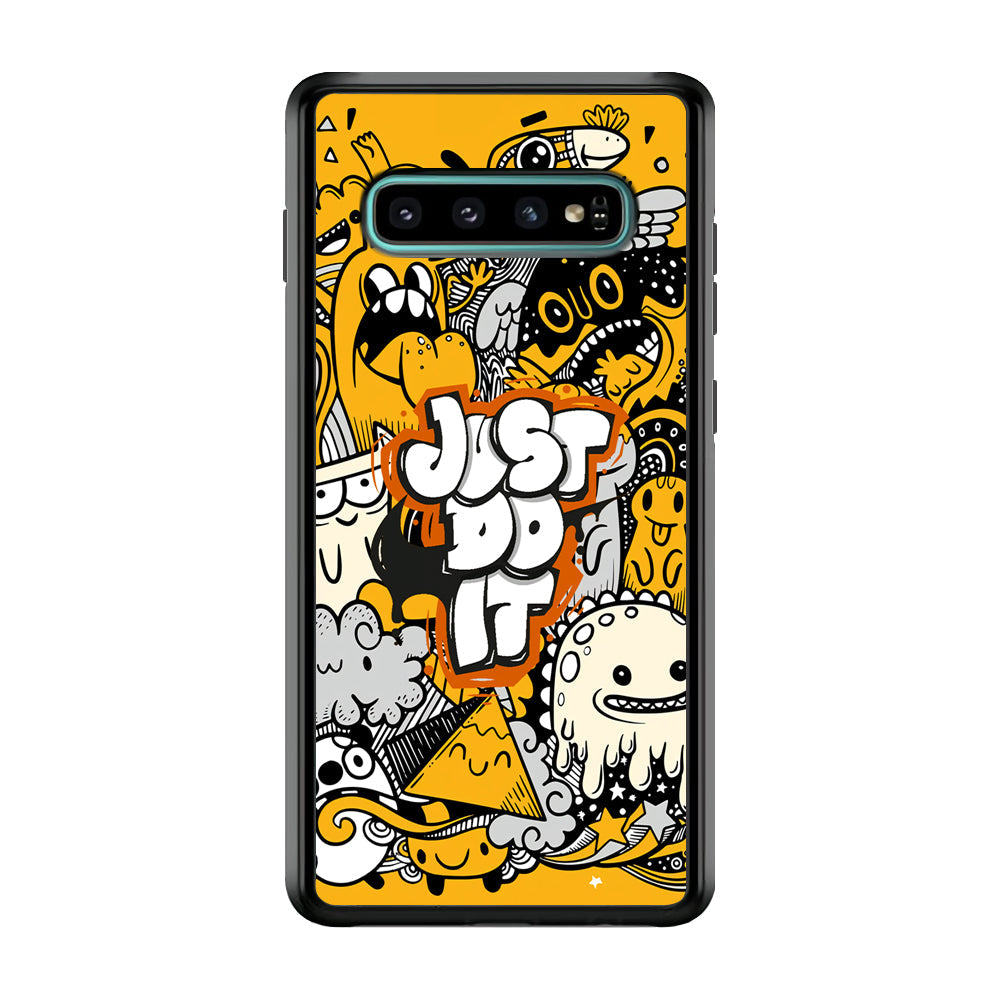 Nike Make Smile with Doodle Samsung Galaxy S10 Case-Xtracase