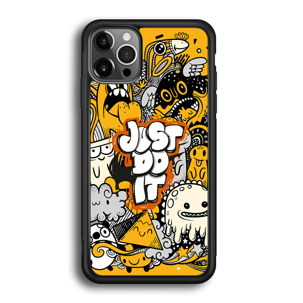 Nike Make Smile with Doodle iPhone 12 Pro Case-Xtracase