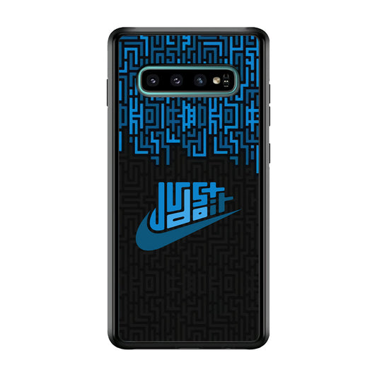 Nike Matrix of Ocean Samsung Galaxy S10 Case-Xtracase