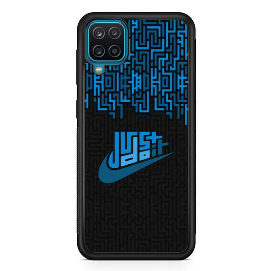Nike Matrix of Ocean Samsung Galaxy A12 Case-Xtracase