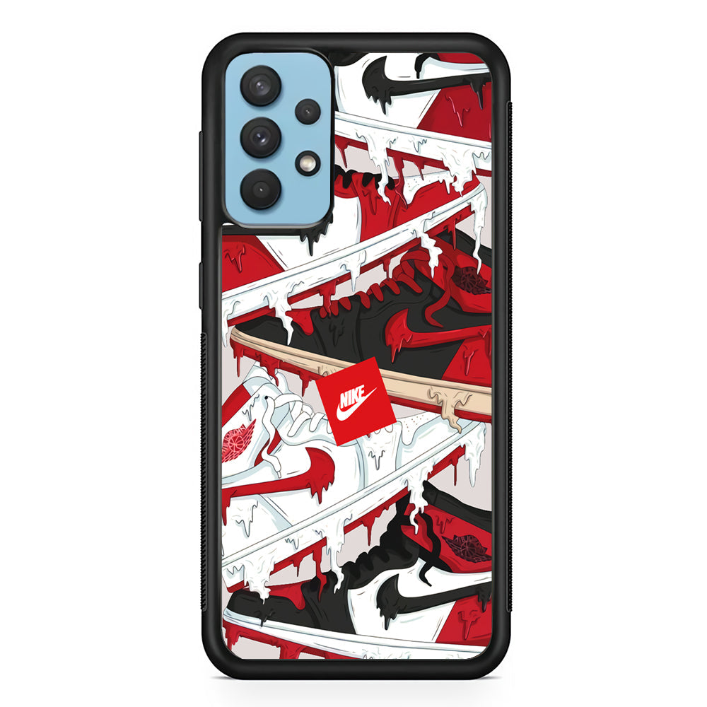 Nike Melt and Drip Samsung Galaxy A32 Case-Xtracase