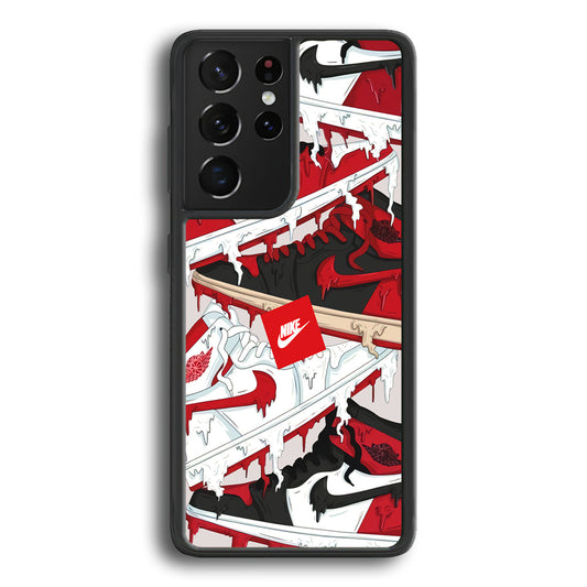 Nike Melt and Drip Samsung Galaxy S21 Ultra Case-Xtracase