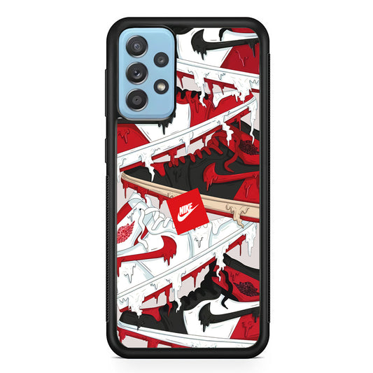Nike Melt and Drip Samsung Galaxy A72 Case-Xtracase