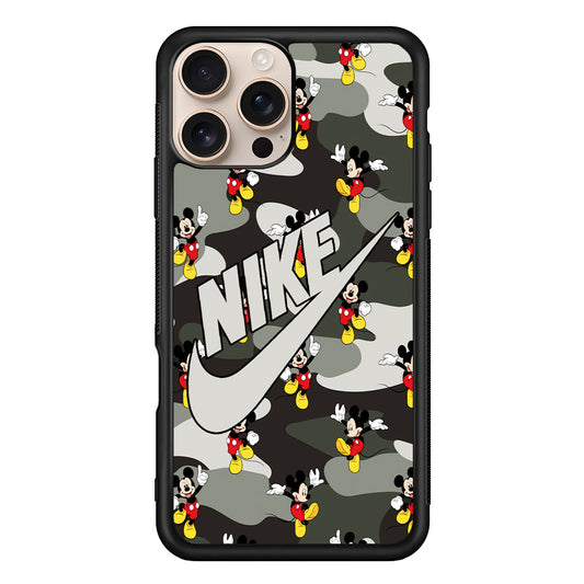 Nike Mickey Camo iPhone 16 Pro Case - Xtracase