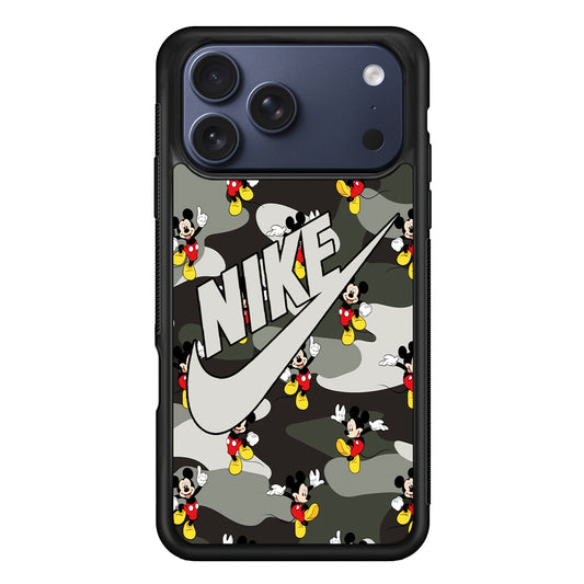 Nike Mickey Camo iPhone 17 Pro Case - Xtracase