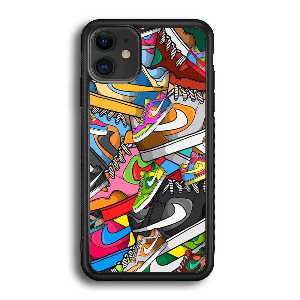 Nike Mix Shoes iPhone 12 Case-Xtracase