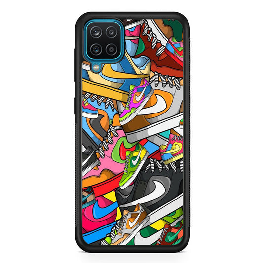 Nike Mix Shoes Samsung Galaxy A12 Case-Xtracase