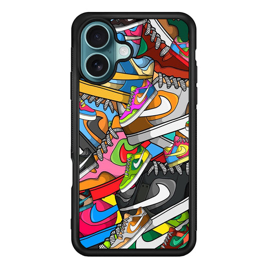 Nike Mix Shoes iPhone 16 Case - Xtracase