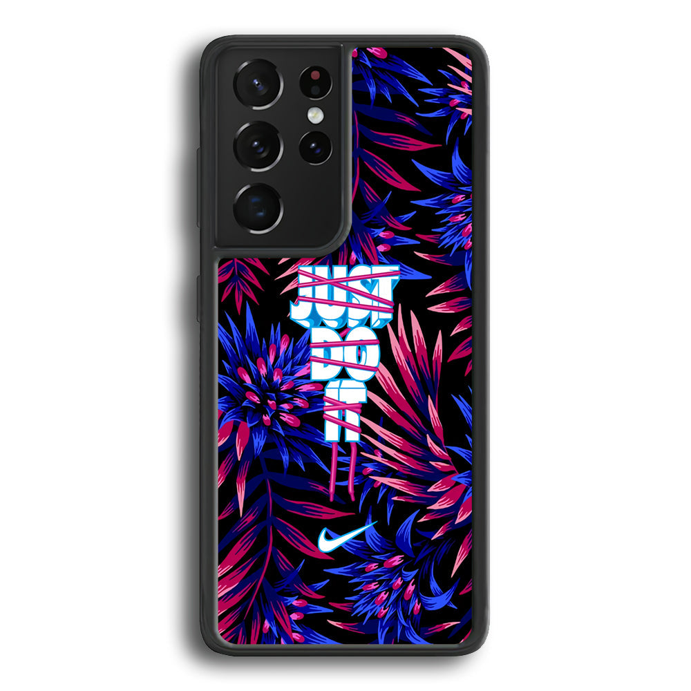 Nike Neon Glow Watchword Samsung Galaxy S21 Ultra Case-Xtracase