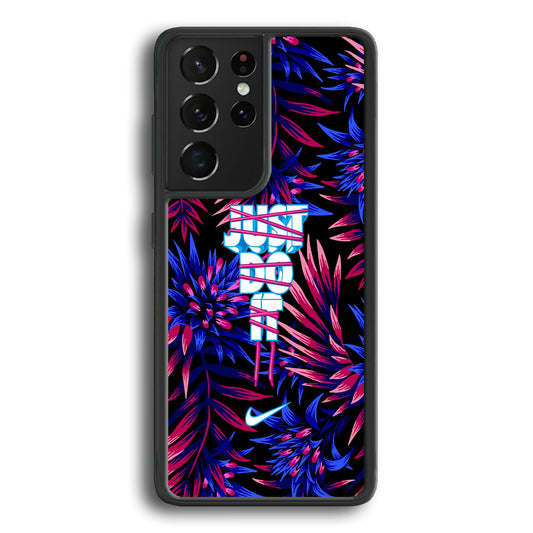 Nike Neon Glow Watchword Samsung Galaxy S21 Ultra Case-Xtracase