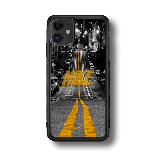 Nike Night Yellow Flames iPhone 11 Case-Xtracase