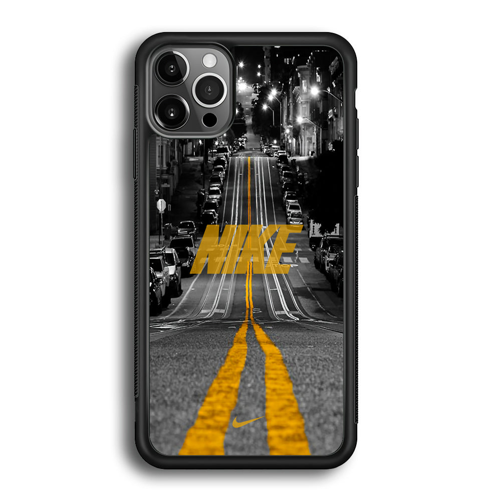 Nike Night Yellow Flames iPhone 12 Pro Case-Xtracase