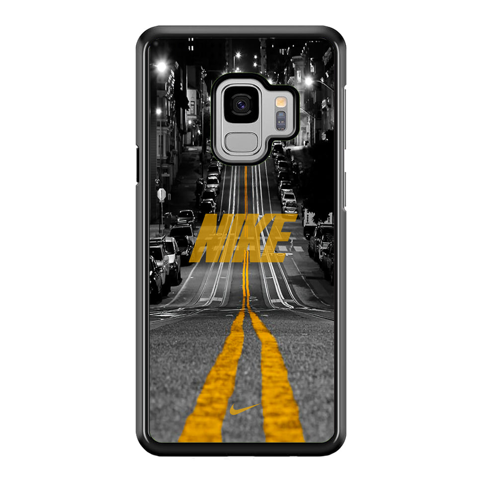 Nike Night Yellow Flames Samsung Galaxy S9 Case-Xtracase