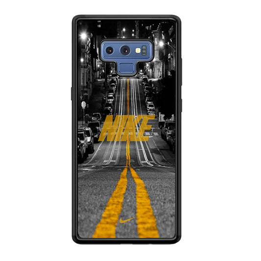 Nike Night Yellow Flames Samsung Galaxy Note 9 Case-Xtracase