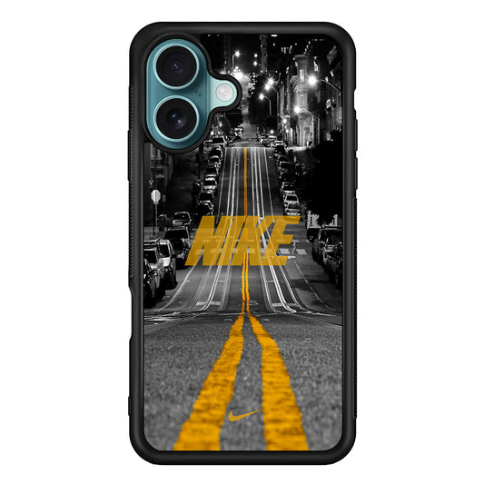 Nike Night Yellow Flames iPhone 16 Case - Xtracase