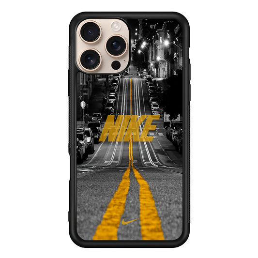 Nike Night Yellow Flames iPhone 16 Pro Case - Xtracase