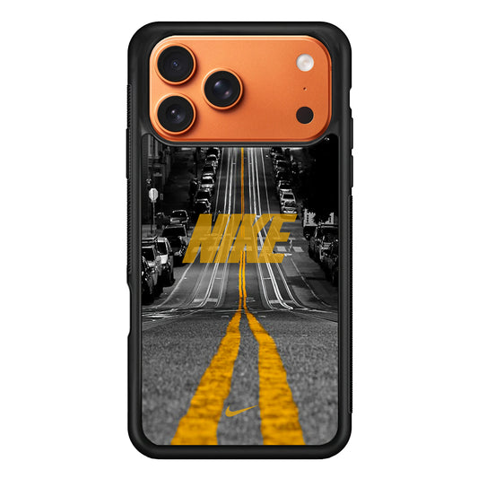 Nike Night Yellow Flames iPhone 17 Pro Max Case