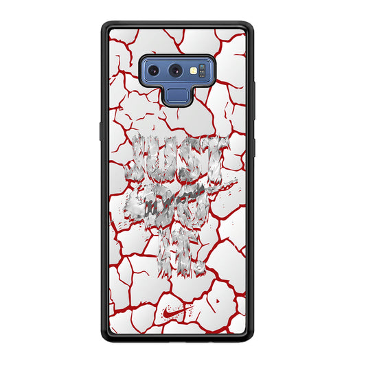 Nike On The Red Crack Samsung Galaxy Note 9 Case-Xtracase