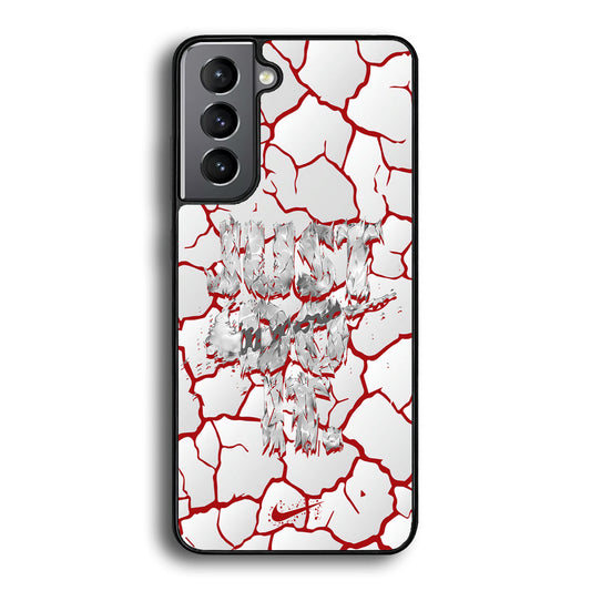 Nike On The Red Crack Samsung Galaxy S21 Plus Case-Xtracase
