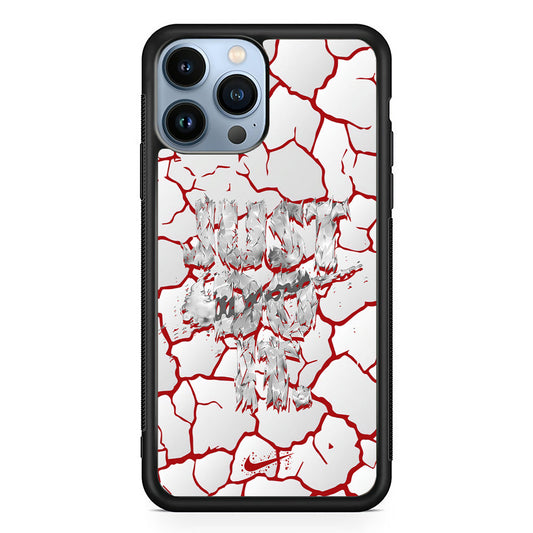 Nike On The Red Crack iPhone 13 Pro Max Case-Xtracase