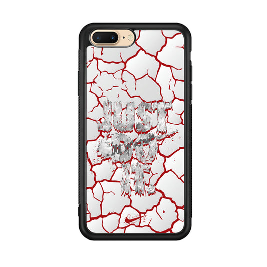 Nike On The Red Crack iPhone 8 Plus Case-Xtracase