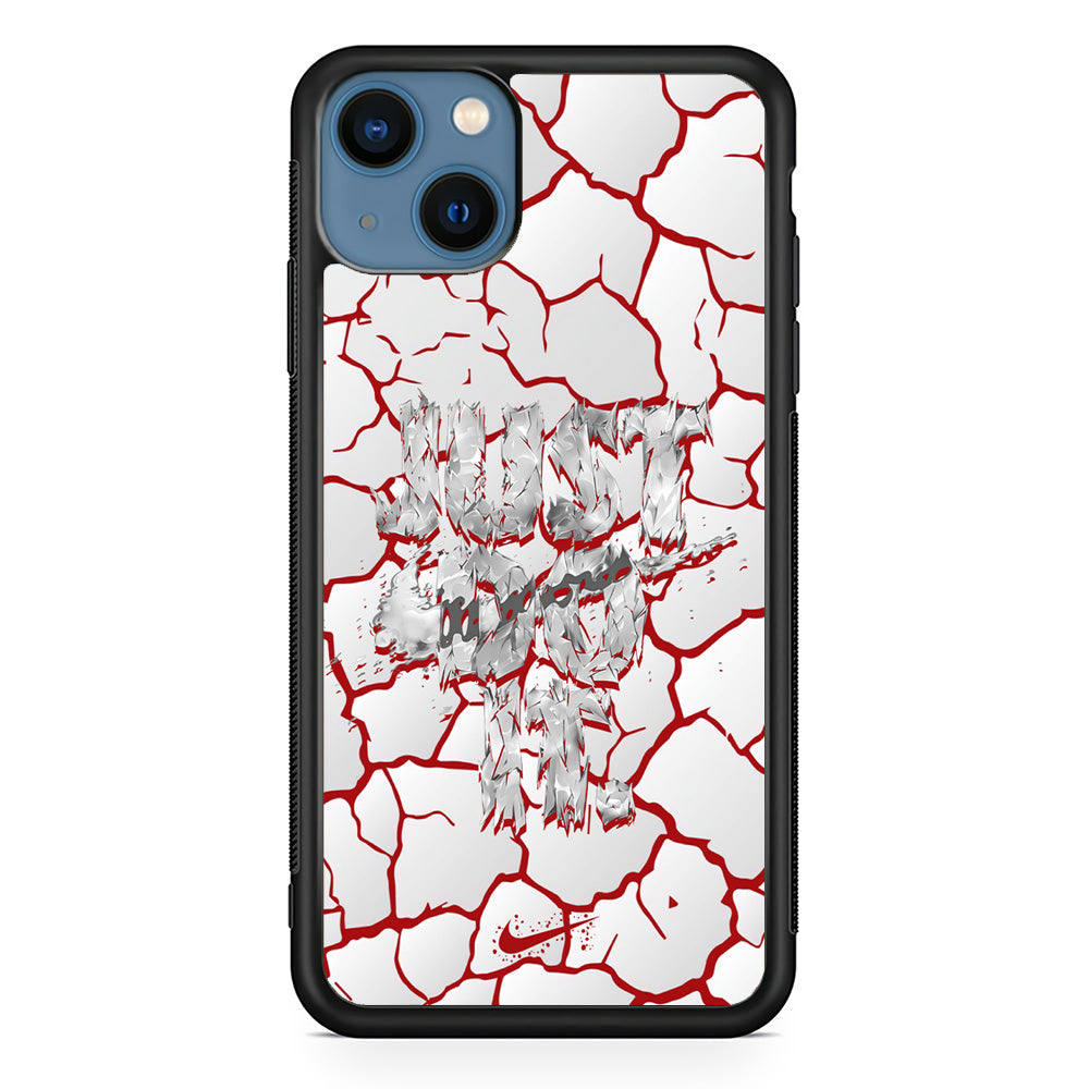 Nike On The Red Crack iPhone 13 Case-Xtracase