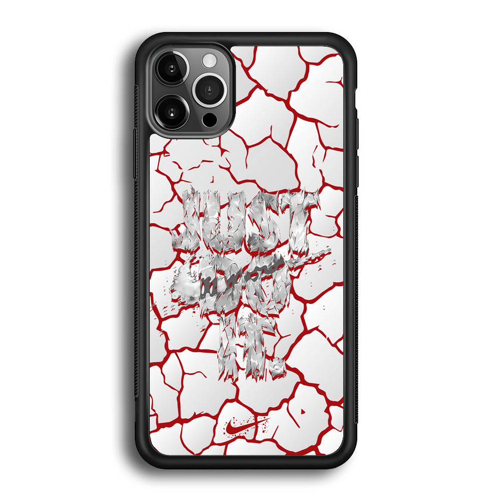 Nike On The Red Crack iPhone 12 Pro Max Case-Xtracase