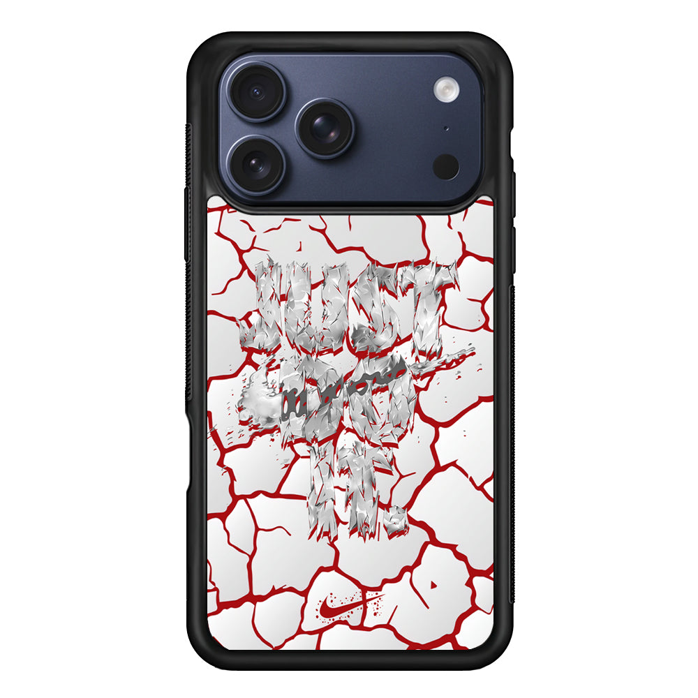 Nike On The Red Crack iPhone 17 Pro Case - Xtracase