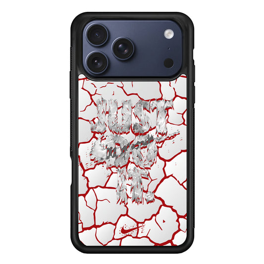 Nike On The Red Crack iPhone 17 Pro Case - Xtracase