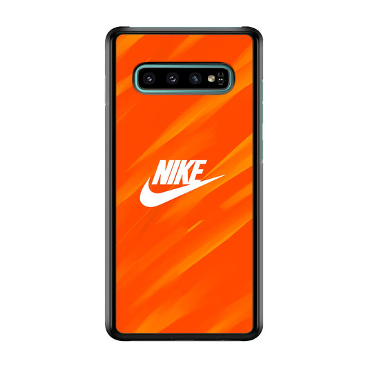 Nike Orange Vibes Samsung Galaxy S10 Case-Xtracase