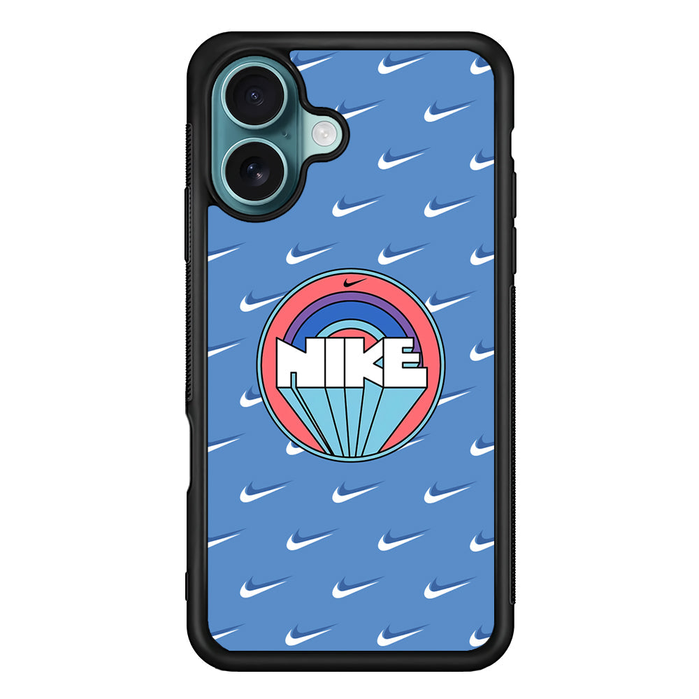 Nike Patern and Rounded Shape iPhone 16 Plus Case - Xtracase