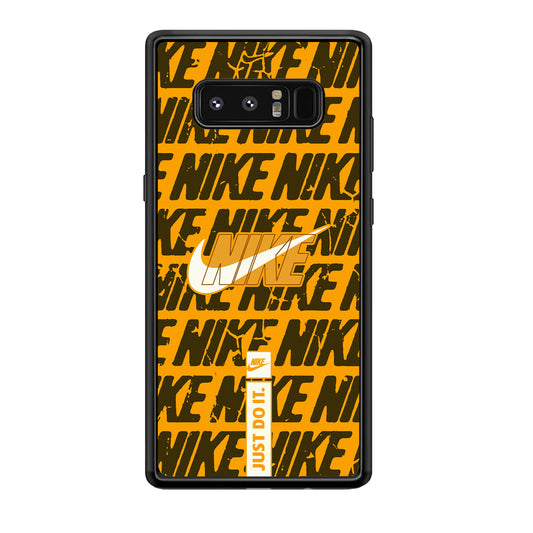 Nike Patern in Yellow Samsung Galaxy Note 8 Case-Xtracase
