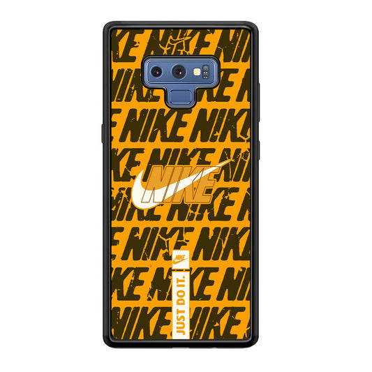 Nike Patern in Yellow Samsung Galaxy Note 9 Case-Xtracase