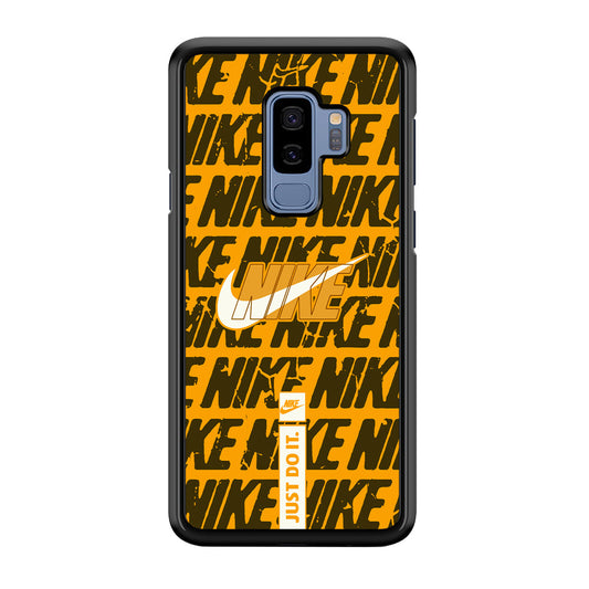 Nike Patern in Yellow Samsung Galaxy S9 Plus Case-Xtracase