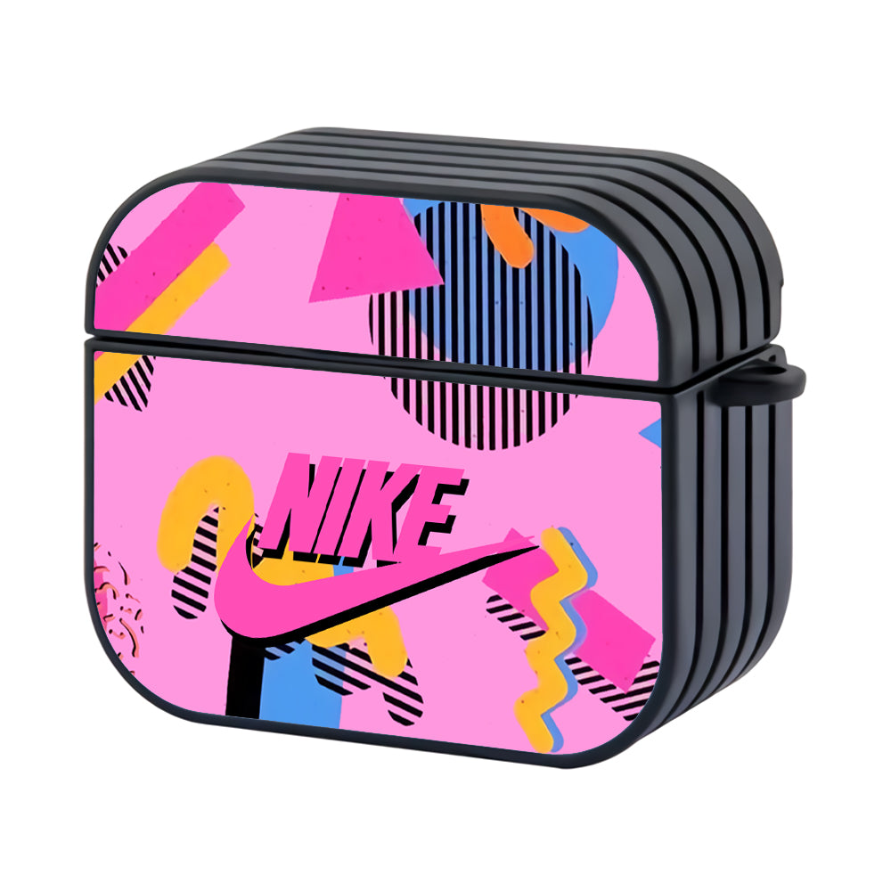 Nike Pink Flat Pattern Apple Airpods 3 Case - Xtracase
