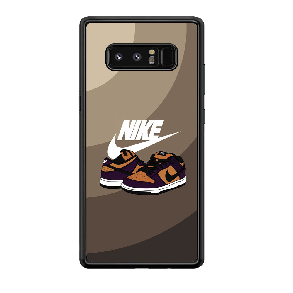 Nike Purple in Brown Layer Samsung Galaxy Note 8 Case-Xtracase