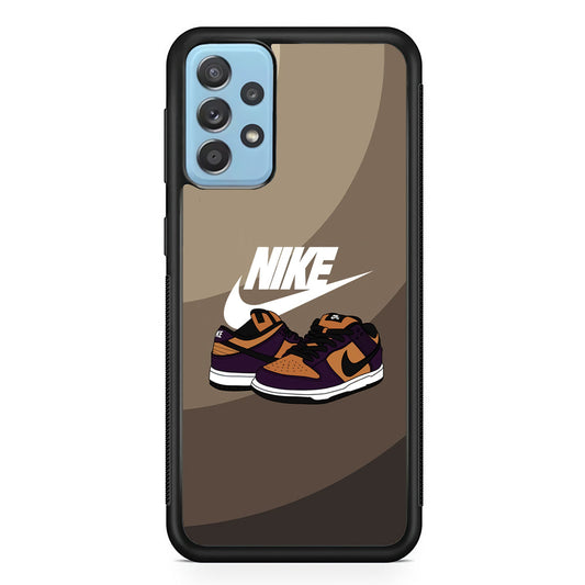 Nike Purple in Brown Layer Samsung Galaxy A72 Case-Xtracase
