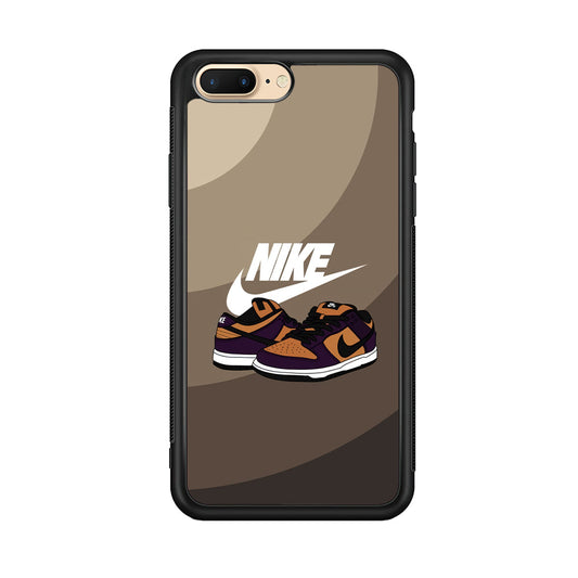 Nike Purple in Brown Layer iPhone 7 Plus Case-Xtracase