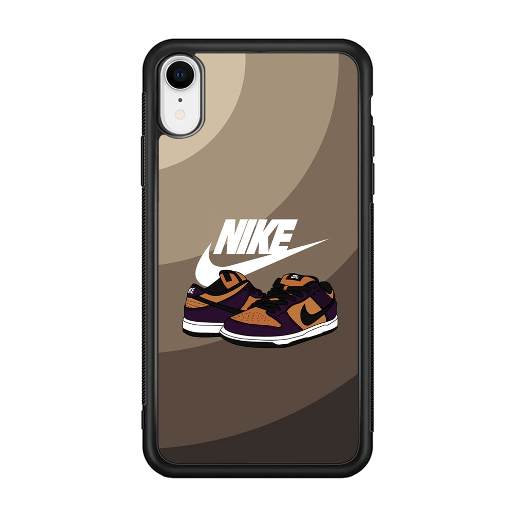 Nike Purple in Brown Layer iPhone XR Case-Xtracase