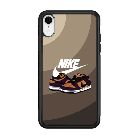 Nike Purple in Brown Layer iPhone XR Case-Xtracase