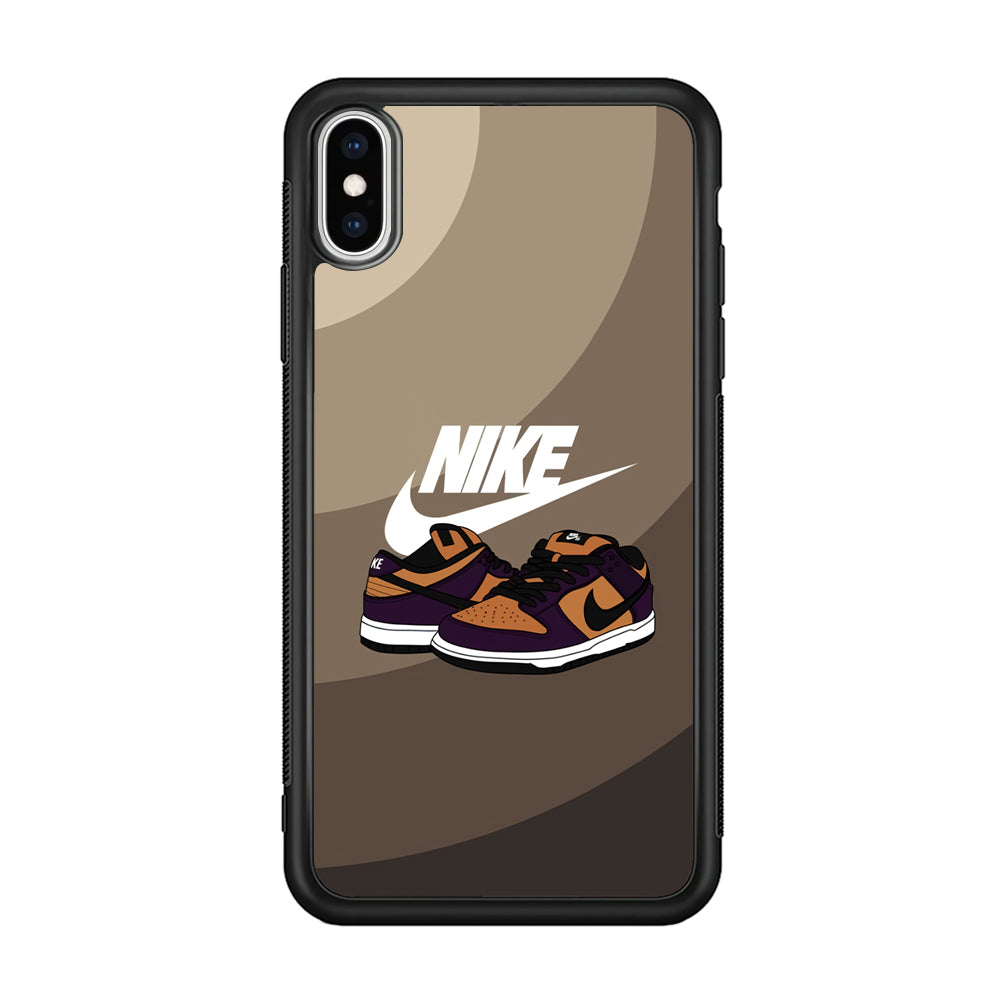 Nike Purple in Brown Layern iPhone X Case-Xtracase