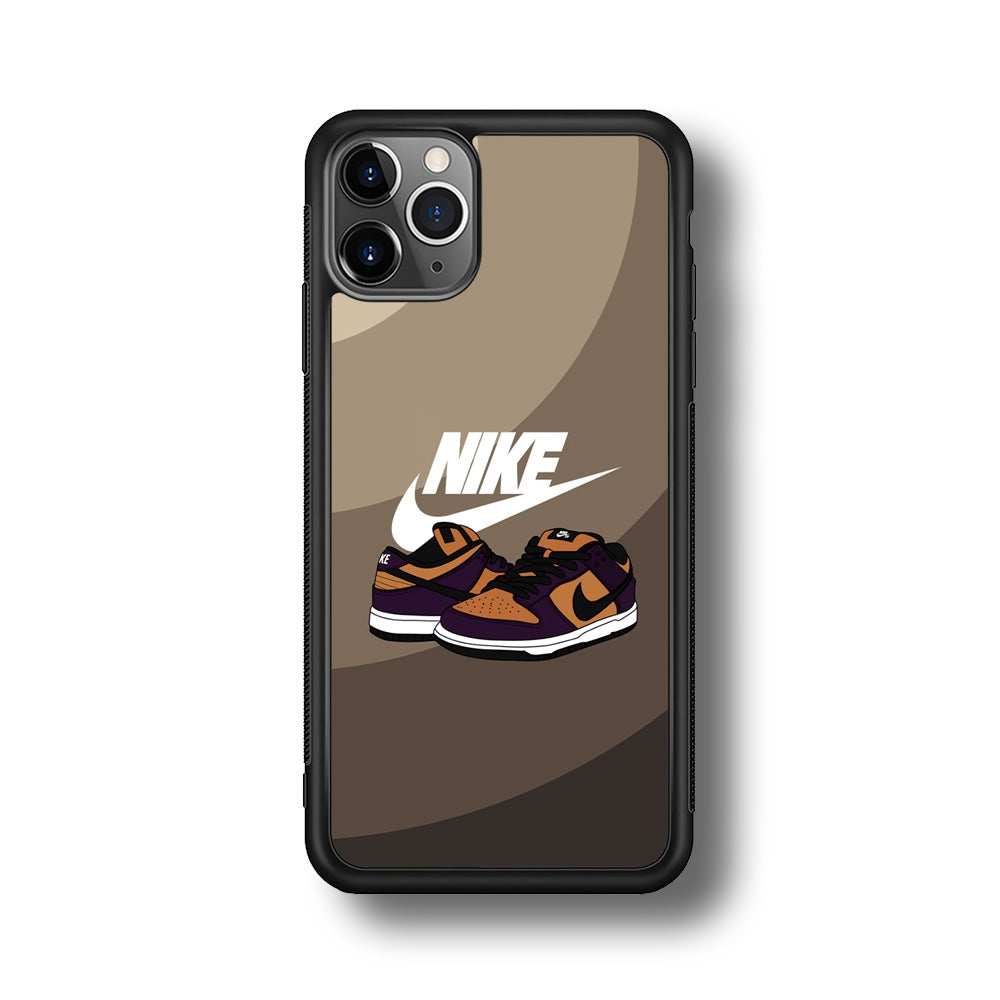Nike Purple in Brown Layer iPhone 11 Pro Case-Xtracase