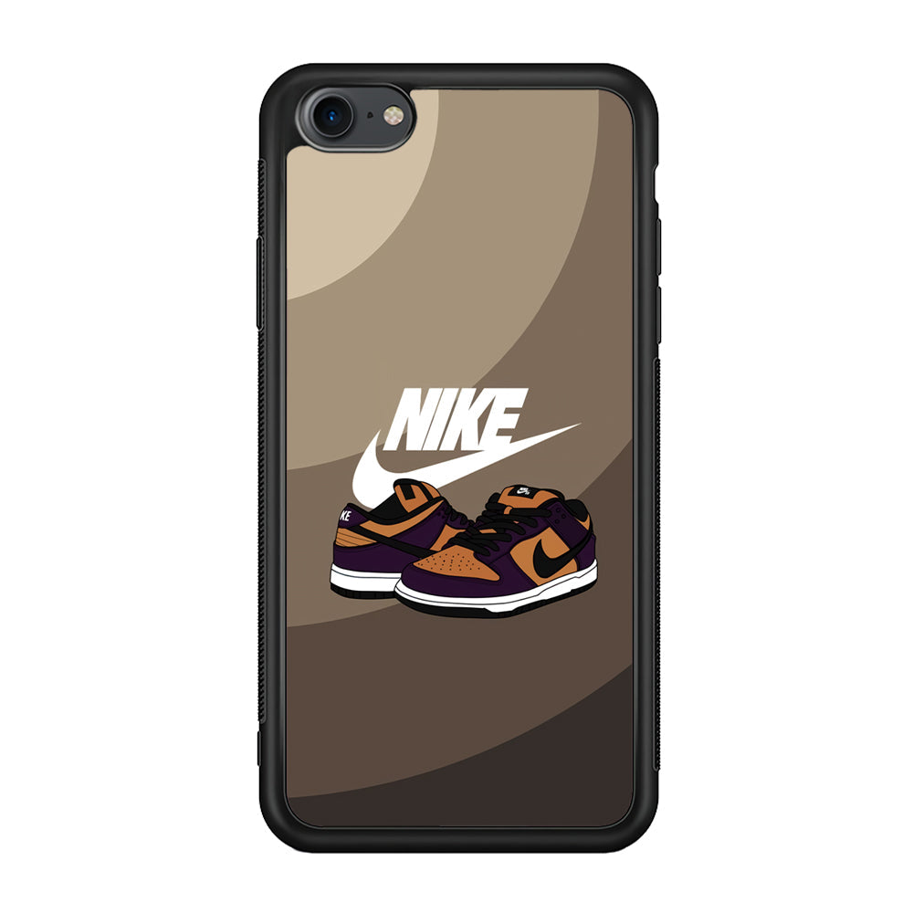 Nike Purple in Brown Layer iPhone 8 Case-Xtracase